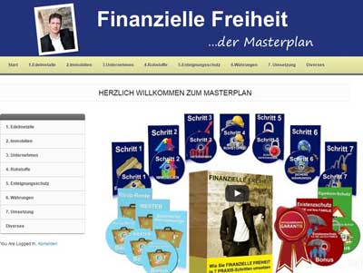 finanzielle freiheit der masterplan