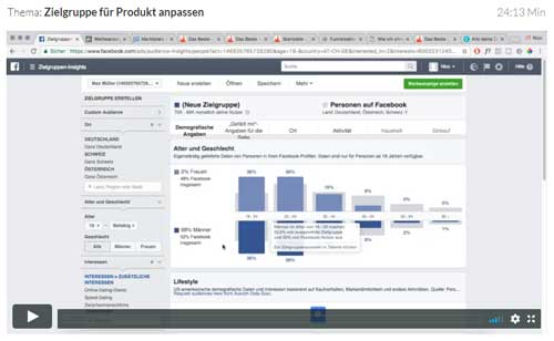 zielgruppe anpasse in facebook ads anleitung 2.0